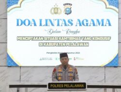 Polres Pelalawan Melaksanan Kegiatan Doa Lintas Agama Membangun Toleransi dan Kamtibmas