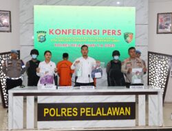 Sat Reserse Polres Pelalawan meringkus seorang Pria Cabuli 2 Anak Tirinya