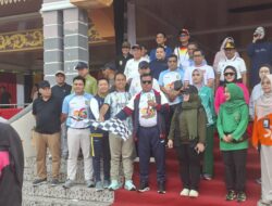 Gerak Jalan Santai Menyambut Hari Ulang Tahun ke-26 di Kota Kuantan Singingi