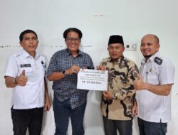 EMP Bentu Limited Serahkan Bantuan Rp 25 Juta untuk Sukseskan MTQ Tingkat Kecamatan Langgam