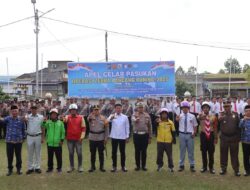 Apel Gelar Pasukan Ops Zebra Lancang Kuning 2025 Digelar di Polres Pelalawan