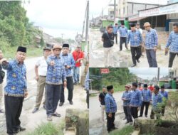 Satgas Penanganan Banjir Pelalawan Lakukan Pengecekan Drainase BTN Lama