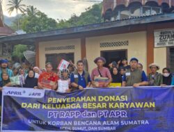 Paguyuban Riau Kompleks PT RAPP Salurkan Bantuan Ke Tiga Provinsi Terdampak Bencana Tanah Longsor dan Banjir