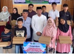 Tiga Agenda Sosial Tutup Tahun 2025 di Desa Pangkalan Batang Barat.