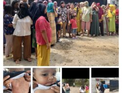 Warga Kampung Lumpang Demo di Depan Gerbang PT.Biosfer, Tuntut Penutupan Pengolahan B3