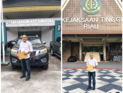 Anak Kemenakan Batin Sengeri Laporkan PT. Arara Abadi ke Gakkum Kehutanan Wilayah II Sumatera