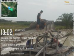 Respon Cepat 110, Polres Kuansing Musnahkan 3 Rakit PETI di Pintu Gobang Kari