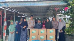 Polres Pelalawan Salurkan Bantuan Sembako ke Pondok Tahfiz Al-Qur’an An-Nur
