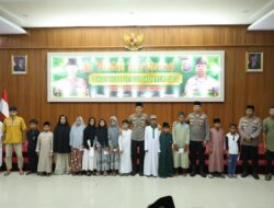 Kapolres Kuansing Buka Puasa Bersama Insan Pers dan Anak Yatim