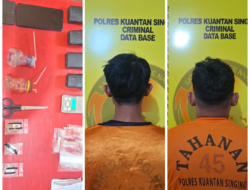 Tim Elang Kuantan Bongkar Sarang Sabu di Perkebunan Sawit, Dua Pelaku Ditangkap