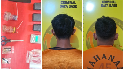 Tim Elang Kuantan Bongkar Sarang Sabu di Perkebunan Sawit, Dua Pelaku Ditangkap