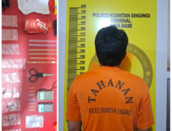 Tim Elang Kuantan Ringkus Pengedar Sabu 9,42 Gram yang Sempat Coba Kabur