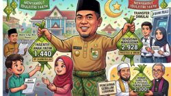 Pemkab Pelalawan Salurkan Insentif Anak Yatim dan Beasiswa Mahasiswa Jelang Idulfitri