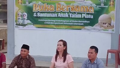 PT Wahana Inti Sawit Gelar Buka Puasa Bersama dan Santuni Anak Yatim di Desa Tambak