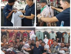 HT Group Tebar Kebahagiaan, Wartawan Nikmati Voucher Belanja di “Tanah Abang” Pangkalan Kerinci