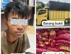 Satreskrim Pelalawan Ungkap Pengangkutan Bawang Merah Tanpa Dokumen Resmi