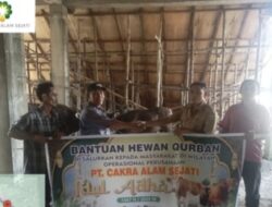 PT. CAS Salurkan Hewan Qurban Untuk Desa Dundangan dan Sorek Dua, Wujud Kepedulian CSR Perusahaan