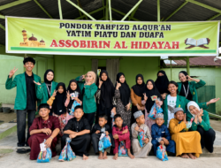 Mahasiswa Farmasi UMRI Tanamkan Nilai Bela Negara Kepada Anak-anak Panti Asuhan Assobirin