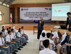 Mahasiswa Farmasi UMRI Sosialisasikan Bela Negara kepada Siswa SMA Negeri 5 Pekanbaru