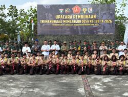 Bupati Pelalawan Buka TMMD ke-129 di Pelalawan, Tegaskan Sinergi TNI dan Pemerintah Bangun Desa