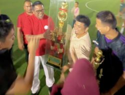 Bupati Pelalawan tutup Turnamen Mini Soccer Cup II Kecamatan Pangkalan Kuras